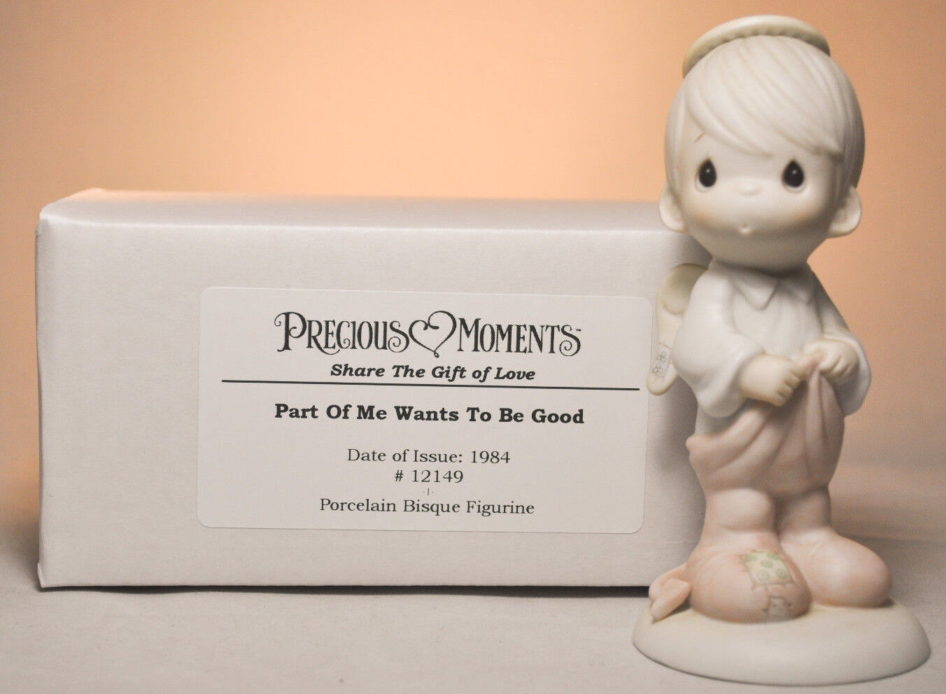 Precious Moments: Part Of Me Wants To Be Good - 12149 - Classic Figure