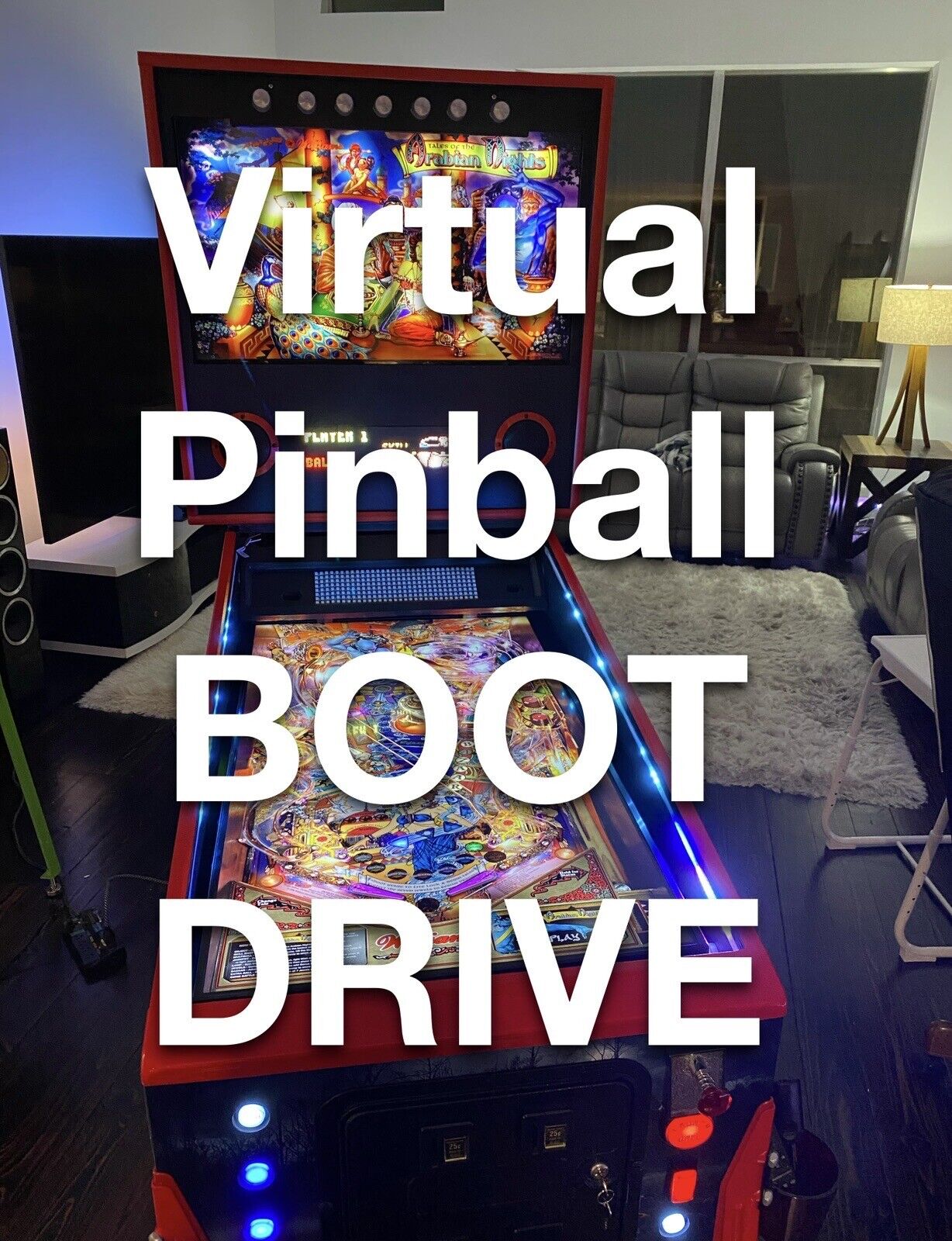 Virtual Pinball Boot Drive Windows PC - Atgames Legends - 300+ Tables