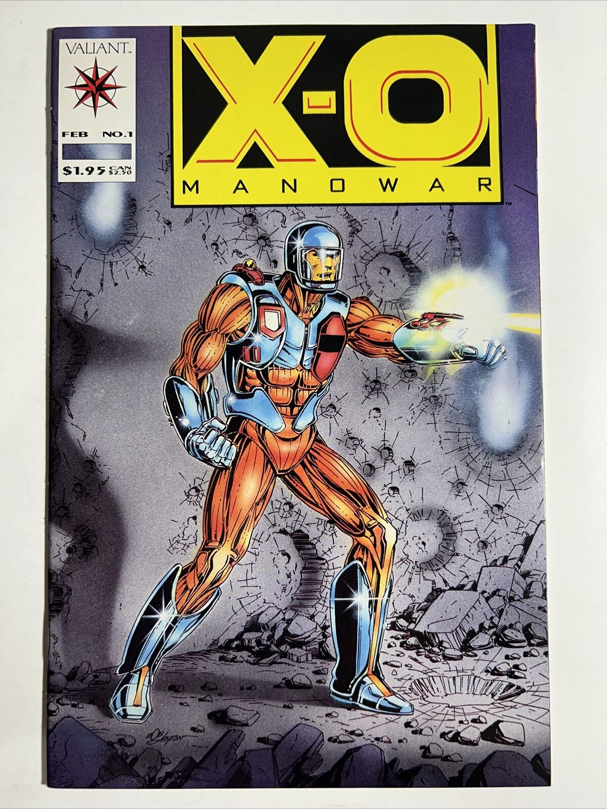 X-O Manowar 1 - Valiant Comics Barry Windsor Smith Jim Shooter - Pre Unity CopyC