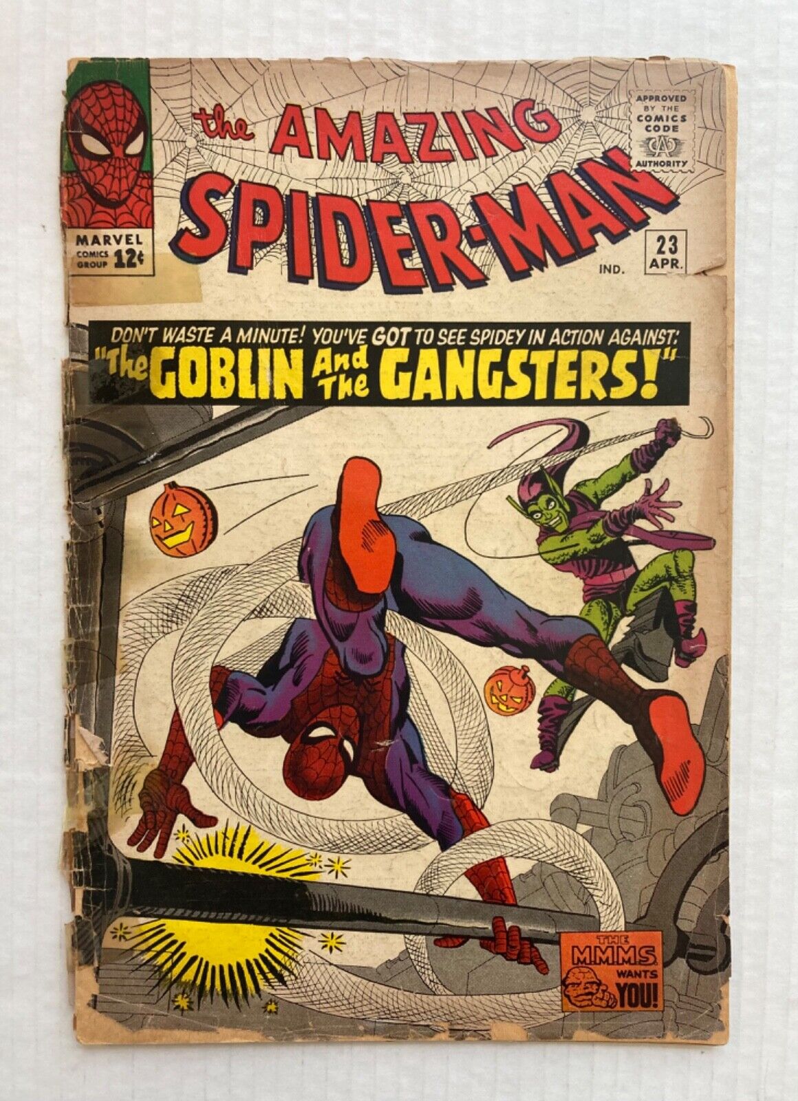 Amazing Spider-Man #23 Marvel Comics Vintage 3rd Green Goblin 1965 Low Grade