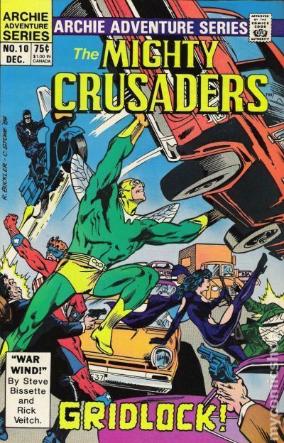 Mighty Crusaders #10 VF 1984 Stock Image