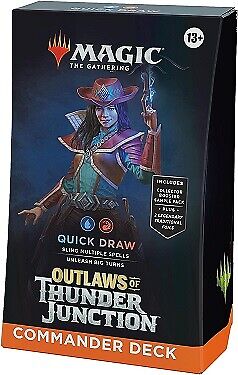 Magic The Gathering Outlaws of Thunder Junction Quick Draw Commander Deck