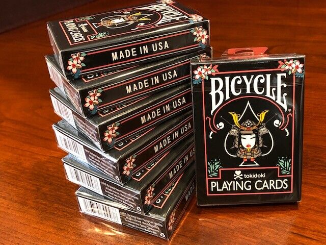 1 DECK Bicycle TokiDoki black playing cards NEW DESIGN, USA SELLER