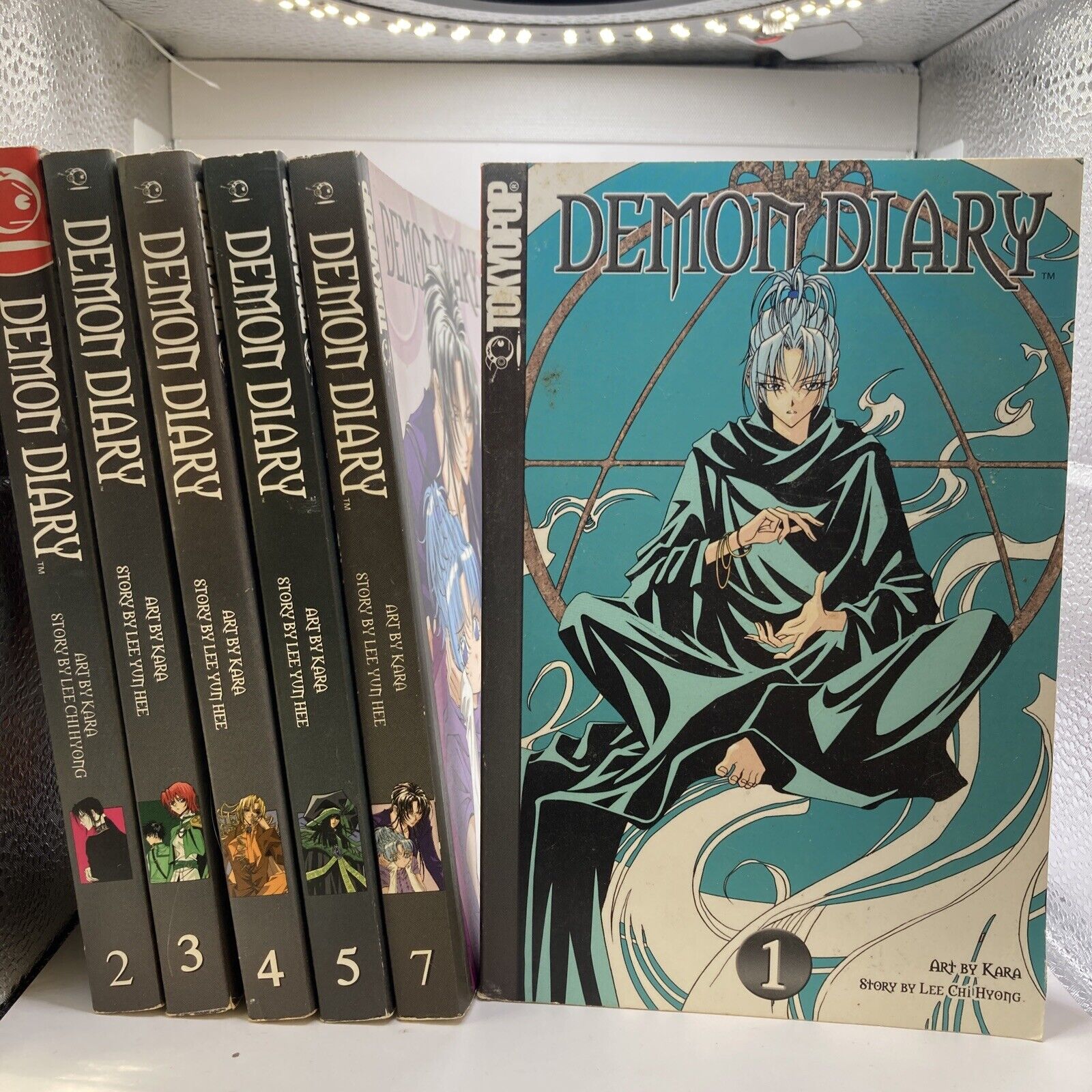 Demon Diary (Vols 1-5 And 7) English Manga Manhwa by Kara , Lee Yun Here
