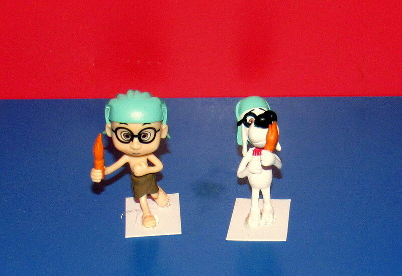 Mr. Peabody and Sherman dressed like a Egyptian Toy Figures