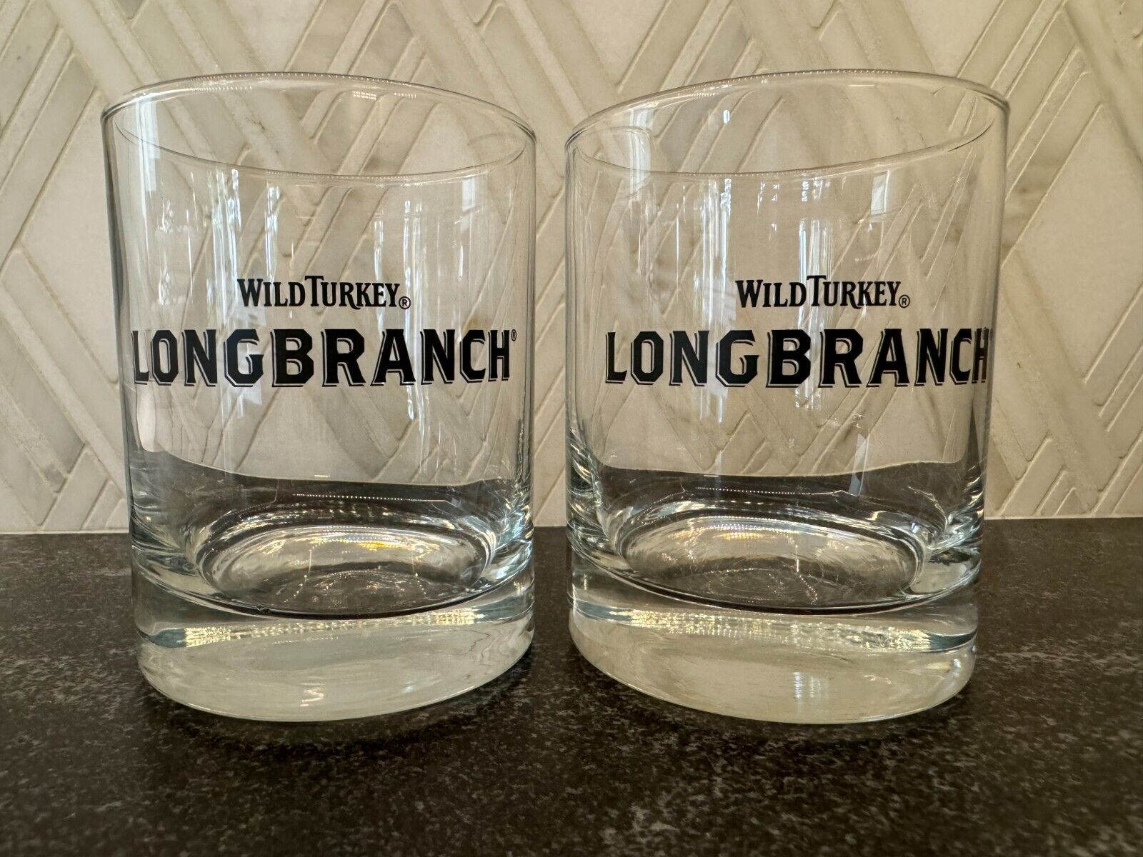 Wild Turkey Longbranch Whiskey Lowball Glasses | Set of 2