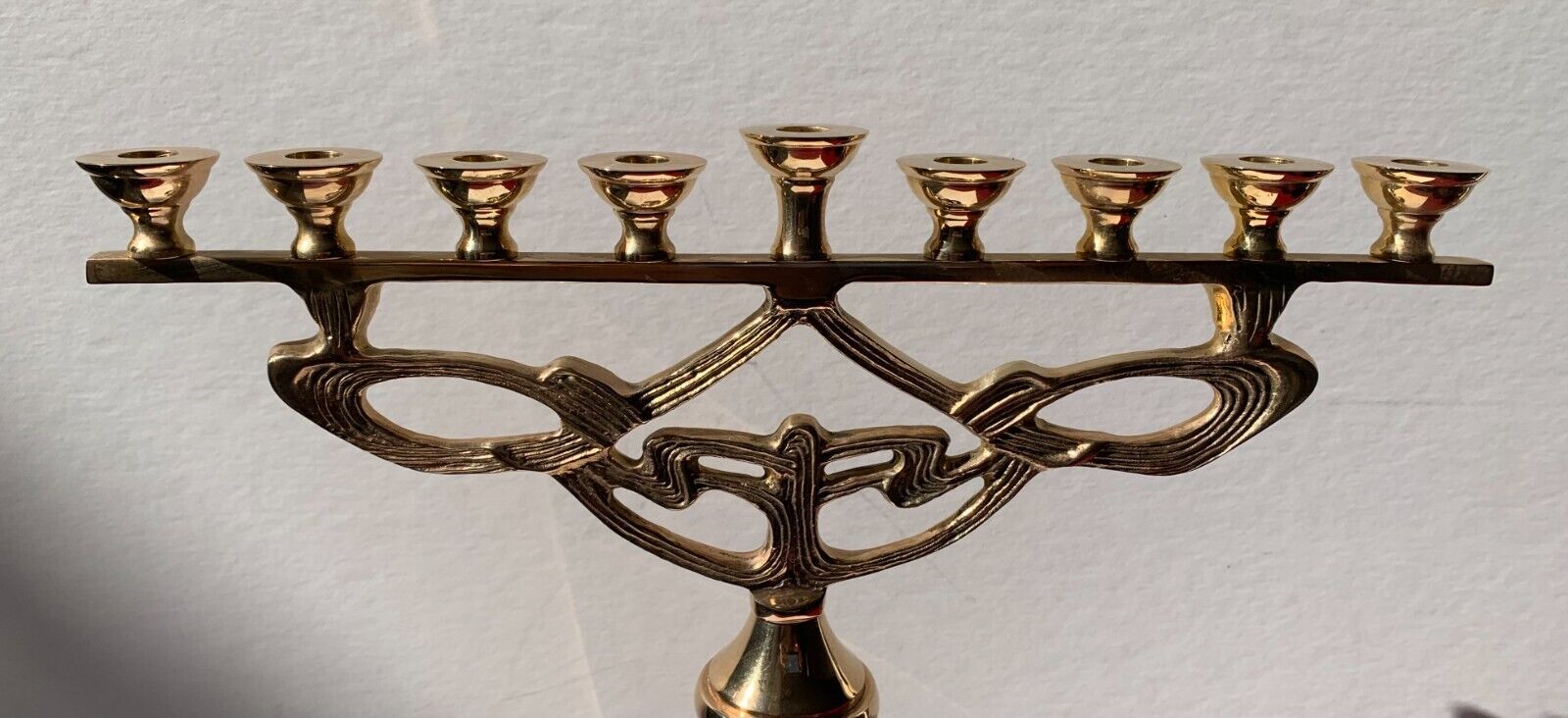 Rare Metropolitan Museum of Art Israel Museum Bronze / Brass Judaica Hanukkah