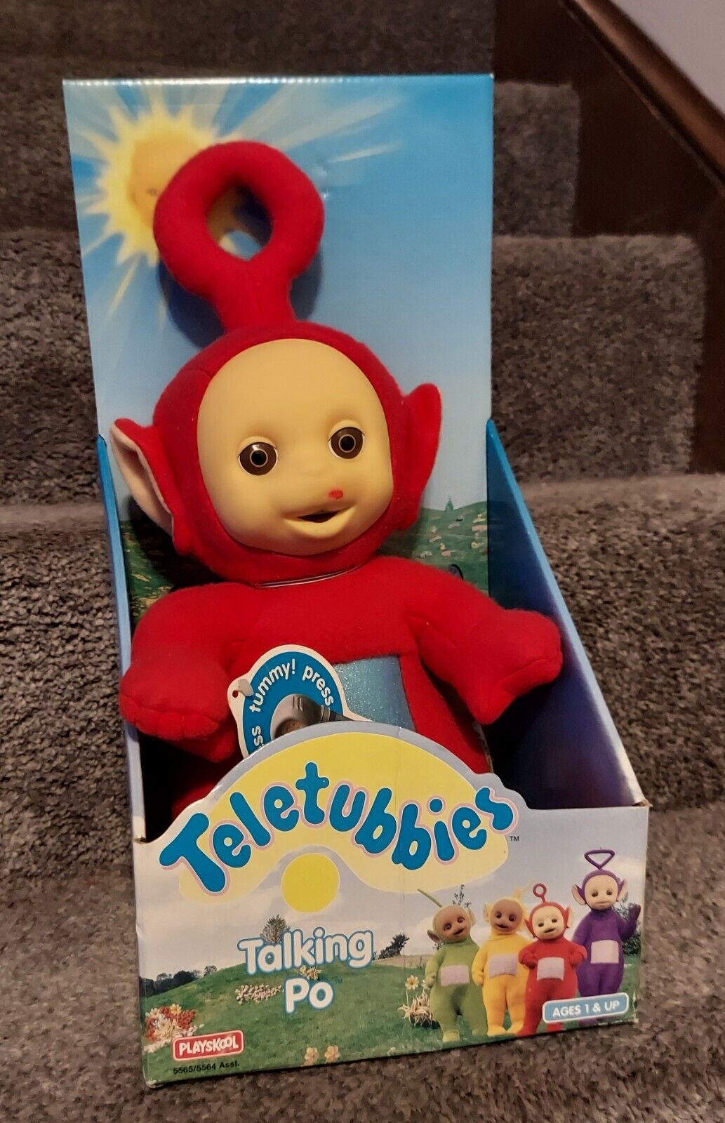 1998 Playskool TELETUBBIES TALKING PO Doll pulled from shelves TESTED & WORKING