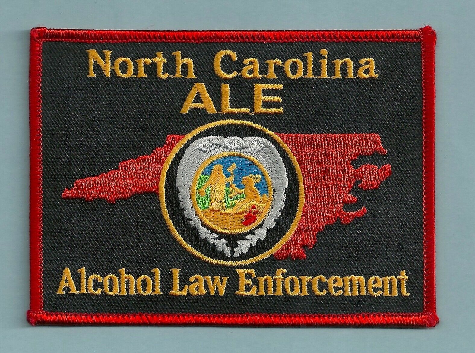 NORTH CAROLINA ALE ALCOHOL LAW ENFORCEMENT SHOULDER PATCH