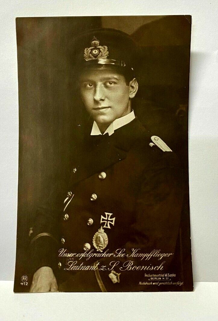 Original Sanke Postcard #412 Of Leutnant Kampfflieger 