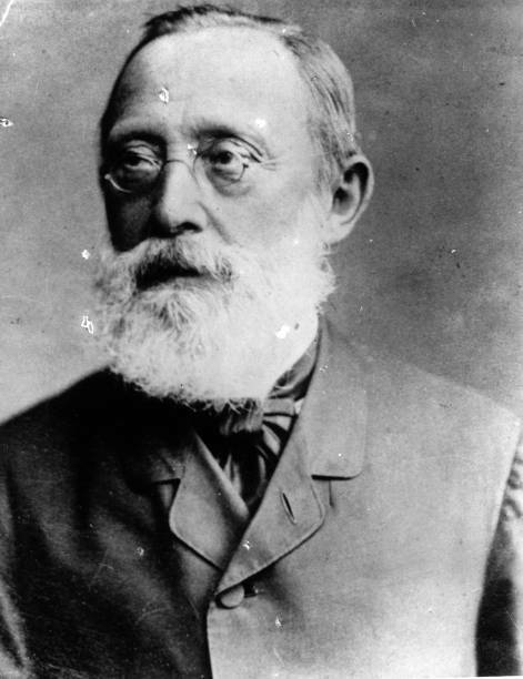 The physician Rudolf Virchow - the founder of cellular pathology OLD PHOTO