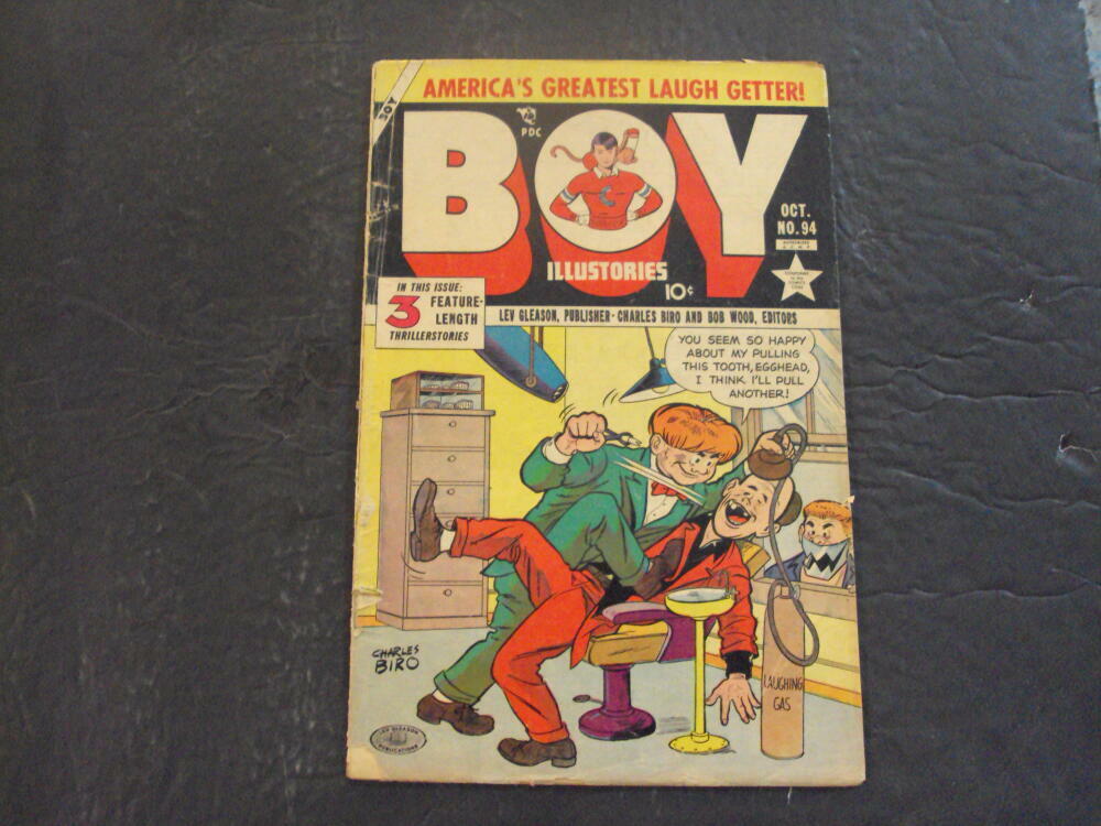 Boy Illustories #94 Oct \'53 Golden Age Lev Gleeson Publications ID:56930