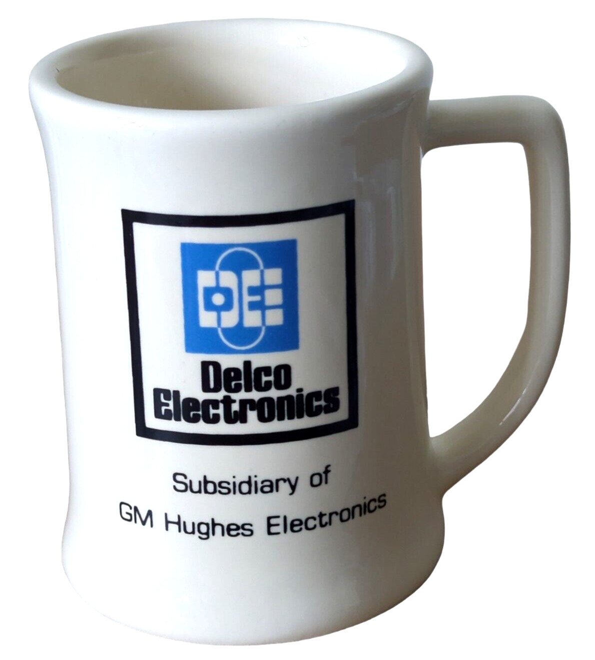 Delco Electronics™ General Motors Hughes Electronics Vintage 1990 Coffee Mug