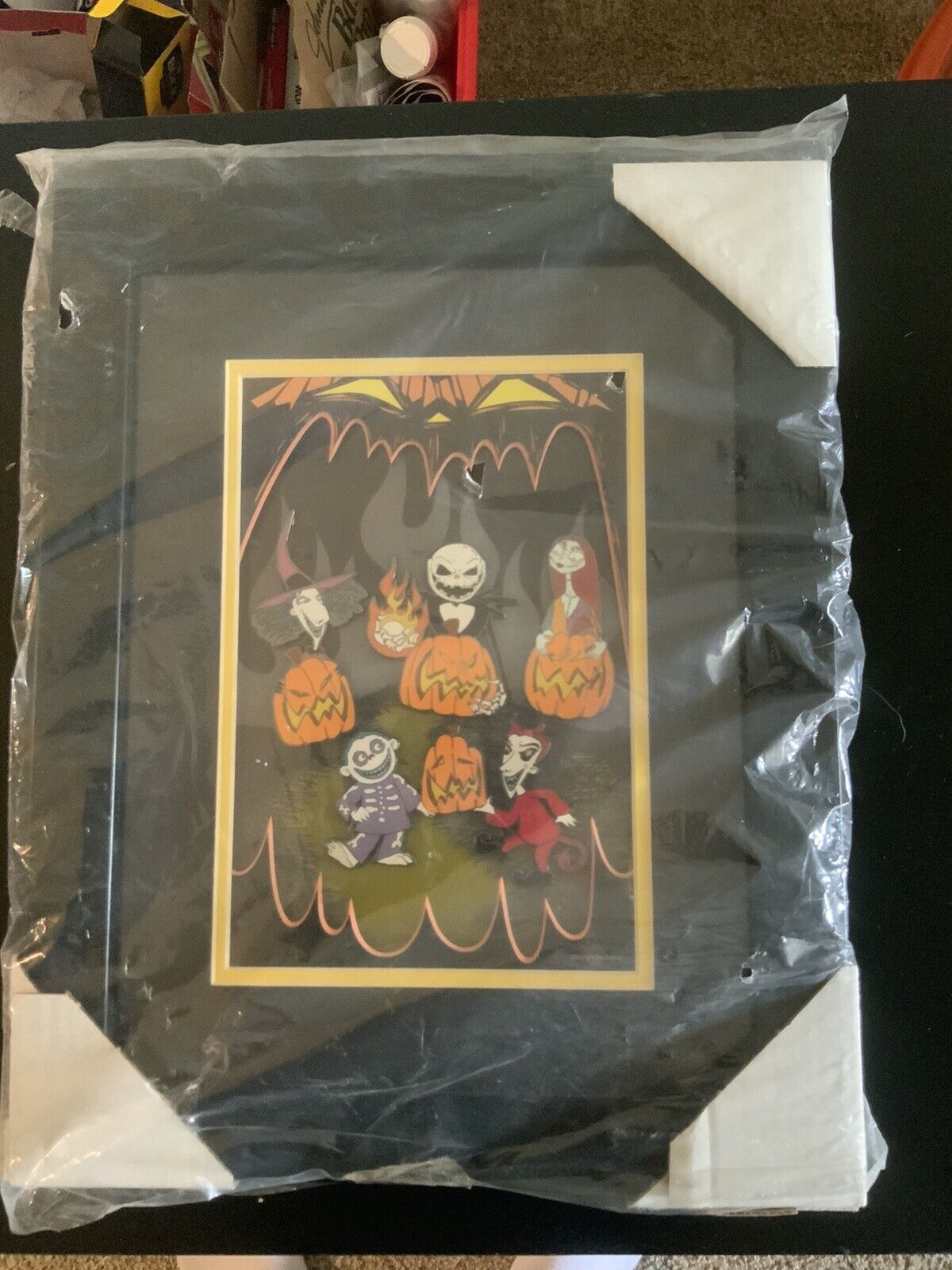 Limited Edition Nightmare Before Christmas Framed Pin Set  1of500 Made By Disney