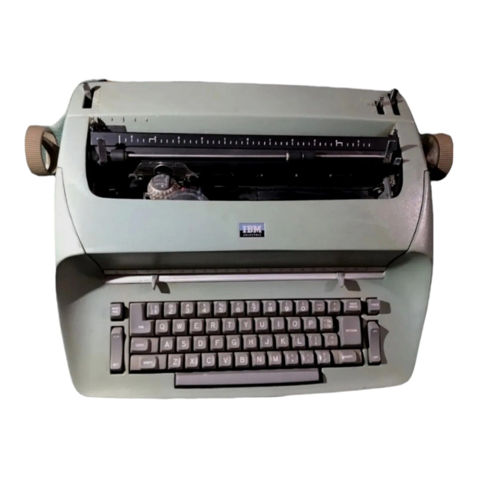 IBM Golf Ball  Typewriter Vintage Green Nostalgic Memories Old School Office