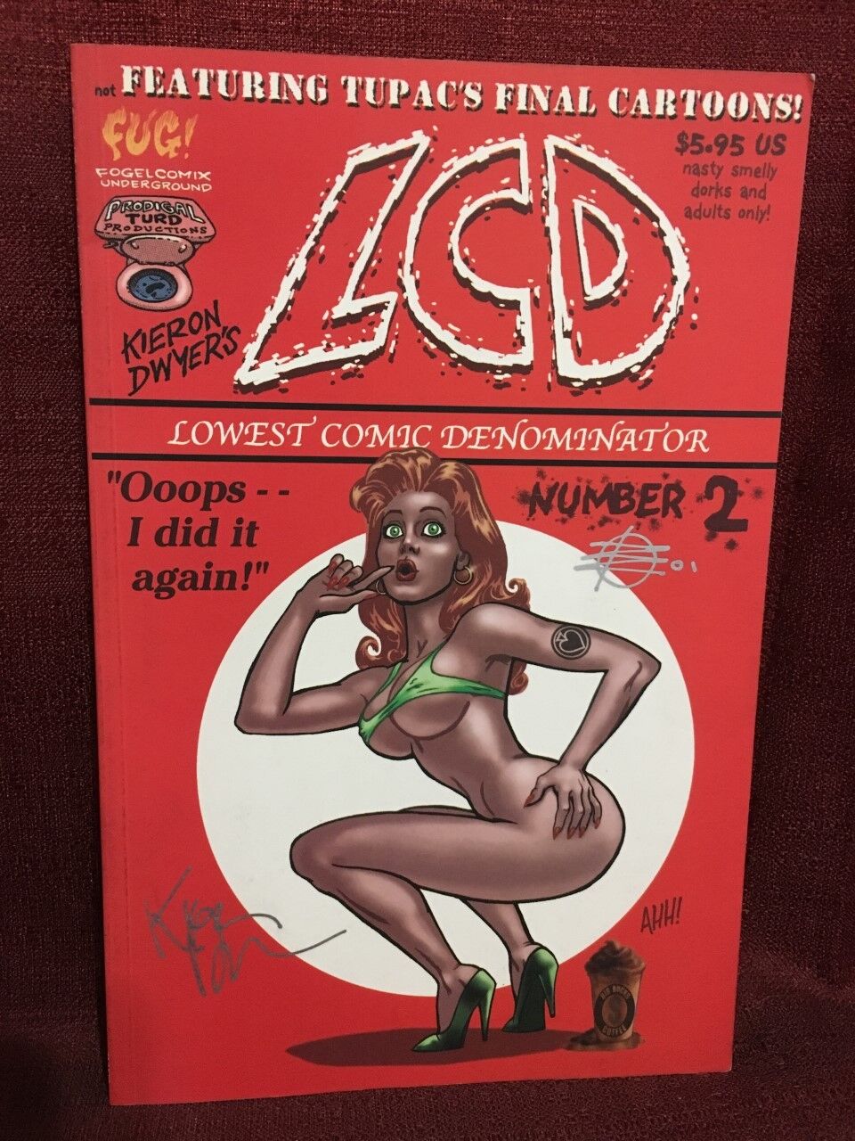SIGNED LCD Lowest Comic Denominator #2 Kieron Dwyer