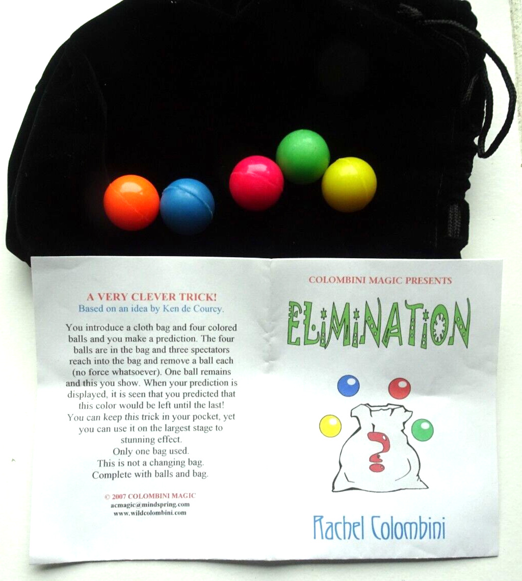 MAGIC trick - Elimination by Rachel Colombini w/Instructions Prediction