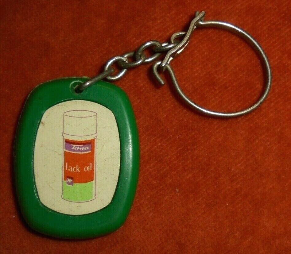 FANA Cosmetics for shoes LACK OIL GREEN Keyring Chain - Aerosol Shoes