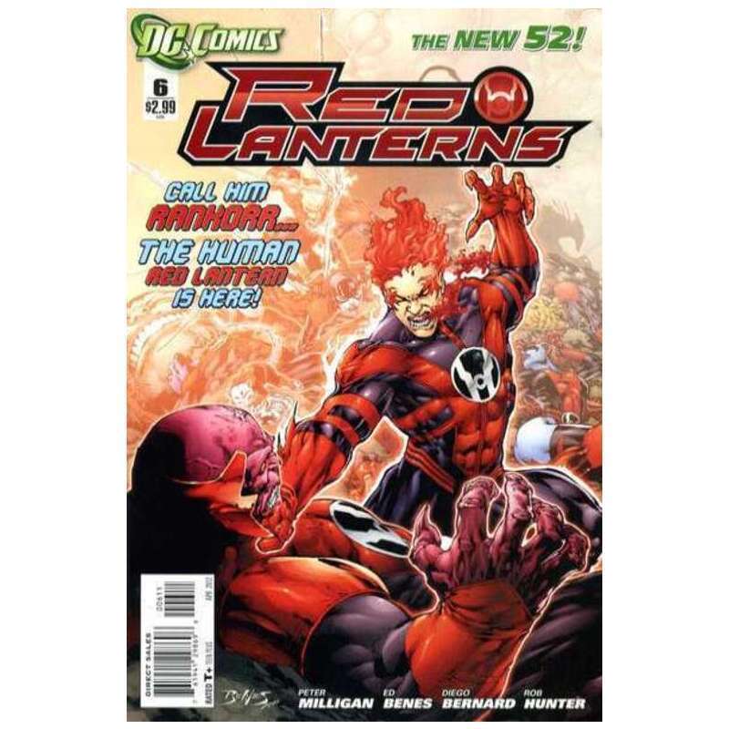 Red Lanterns #6 in Near Mint condition. DC comics [x@