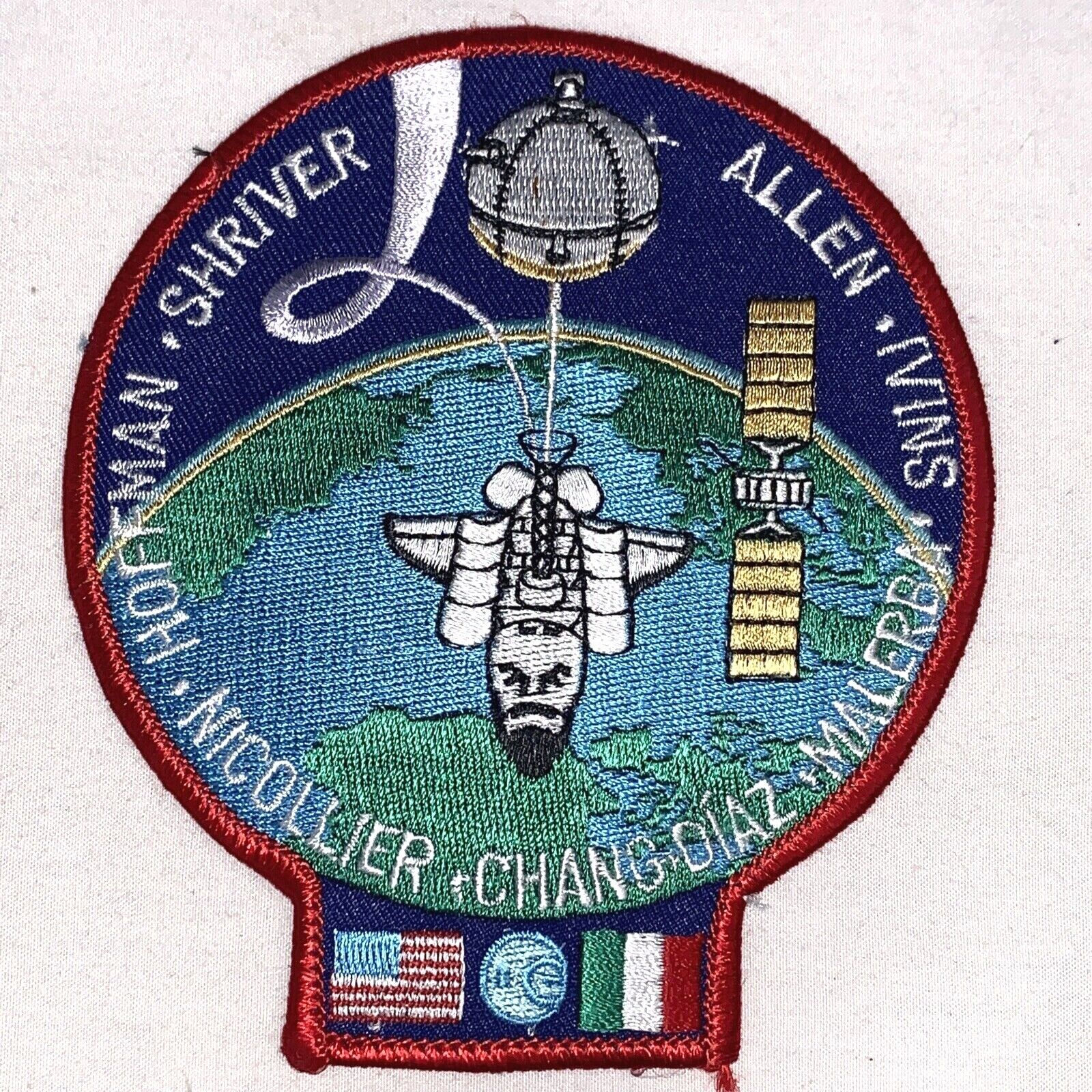 NASA Patch STS-46 Space Shuttle Atlantis Embroidered 