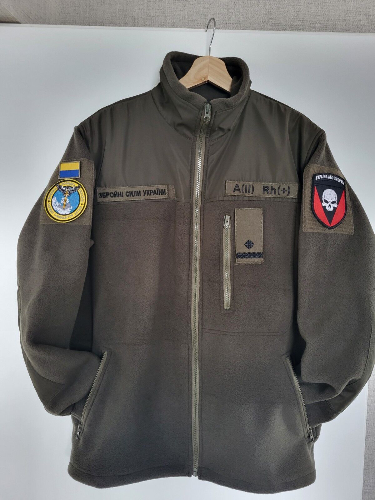 Military Jacket Ukrainian Army Fleece Field Combat Original Olive