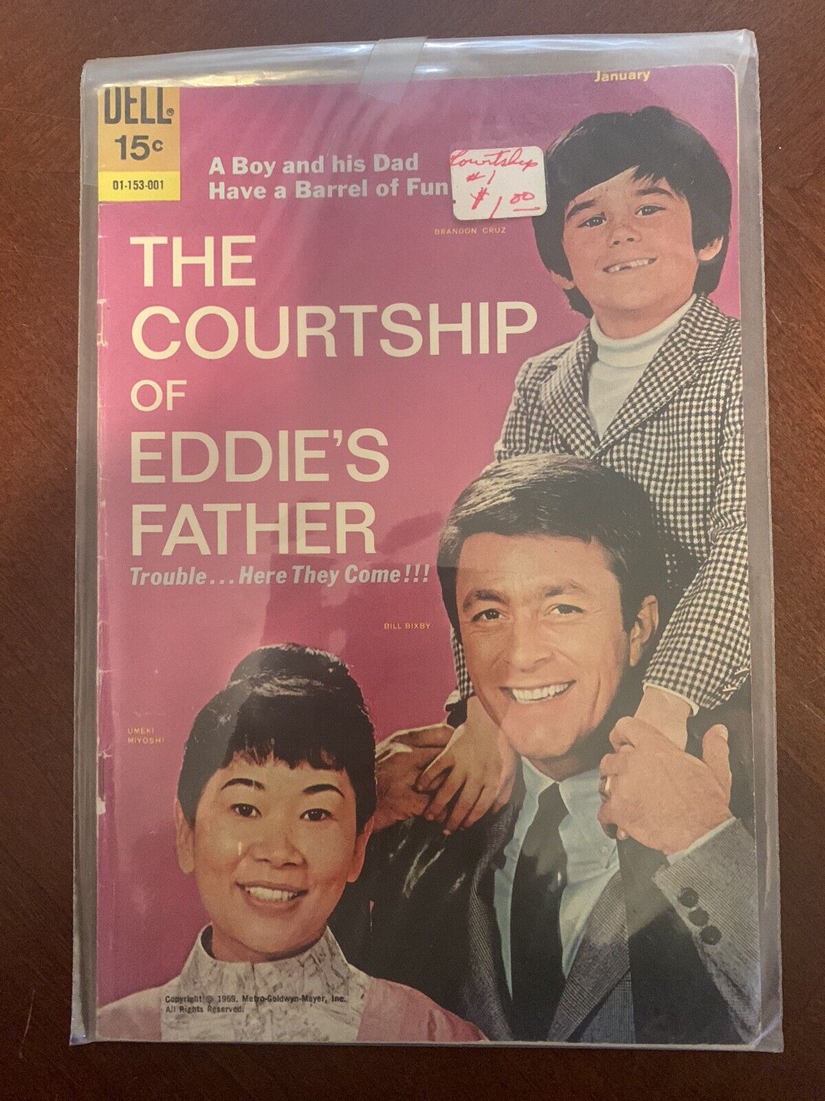 COURTSHIP OF EDDIES FATHER #1 DELL COMICS JANUARY 1970
