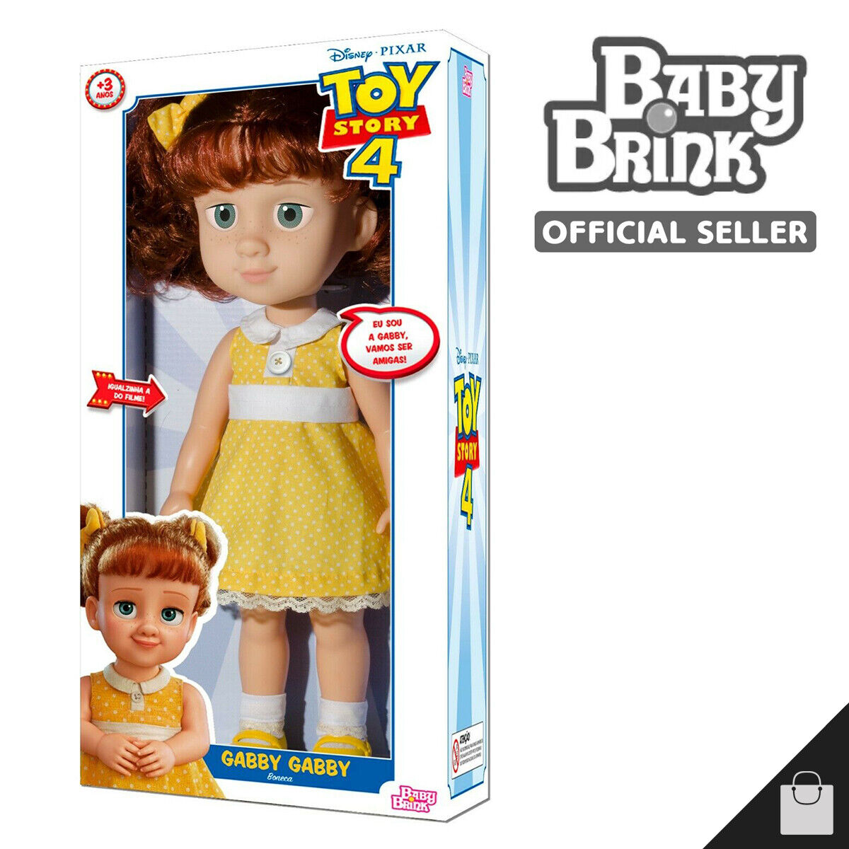 Gabby Gabby Doll Life Size Toy Story 4 Disney Pixar 17” MOC MIB Figure in Box