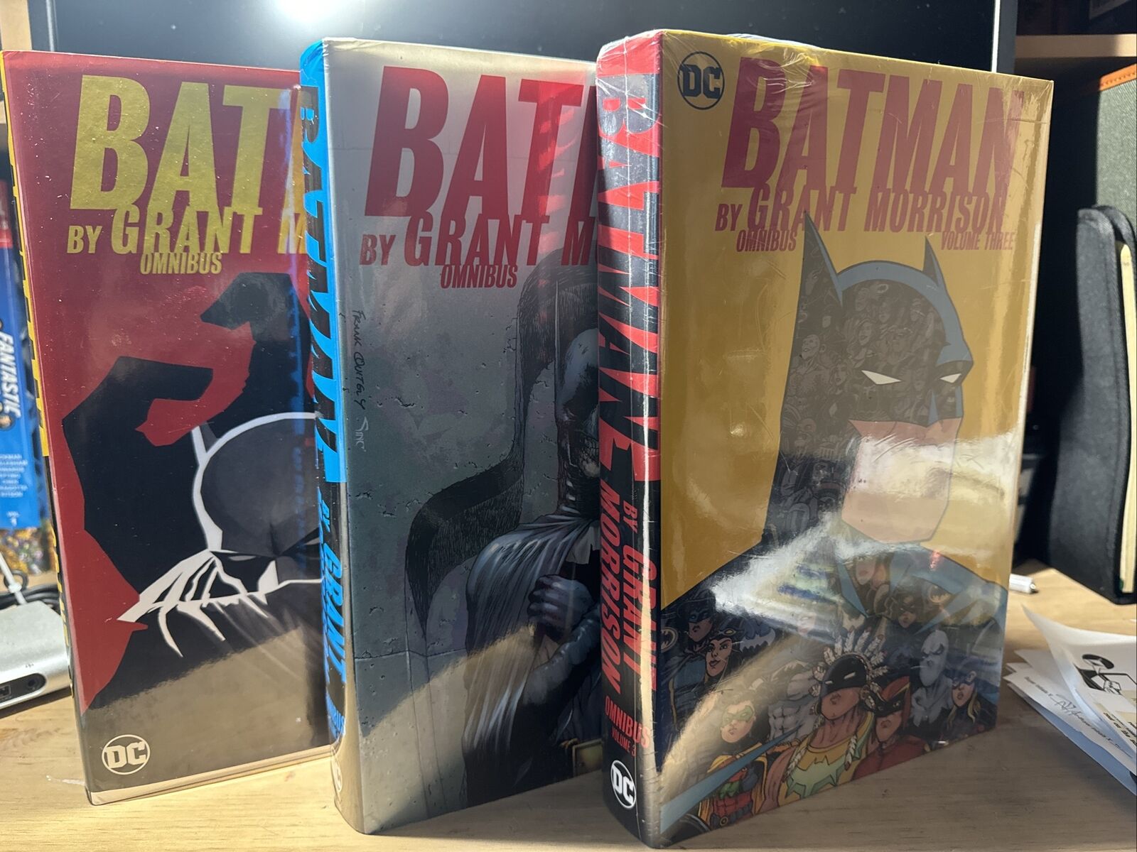 Batman by Grant Morrison Omnibus Volumes 1, 2, 3 OHC Hardcover Lot 