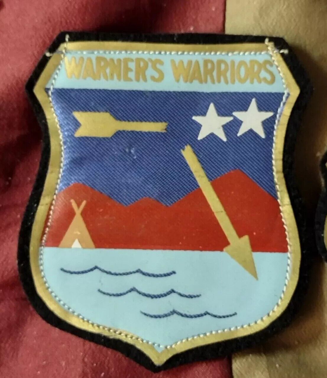SCARCE Vietnam Era USAAF PATCH Broken Arrow Warner\'s Warriors Patch USAF