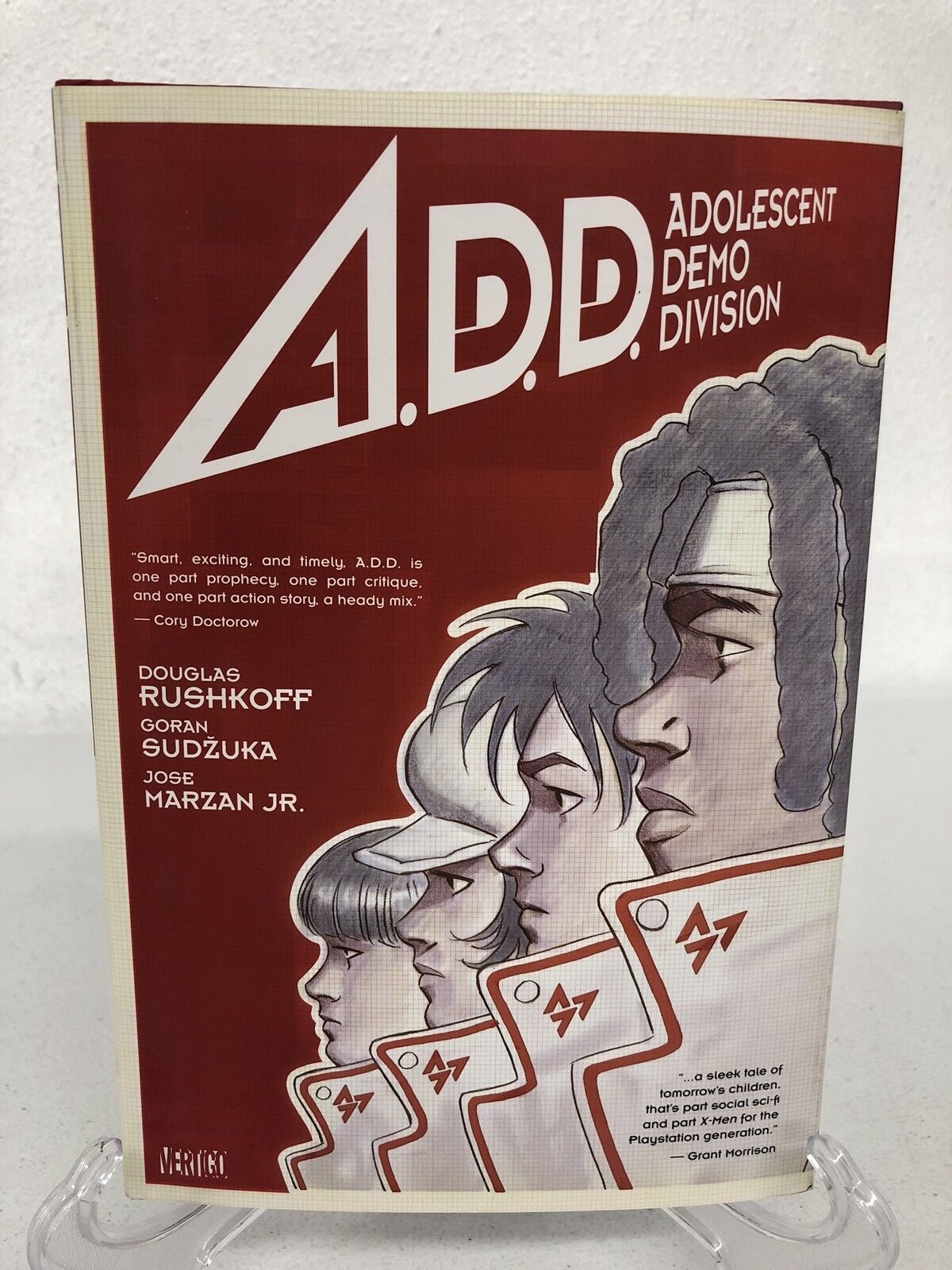 ADD Adolescent Demo Devision Teen Gamers Vertigo Comics Hard Cover HC Brand New
