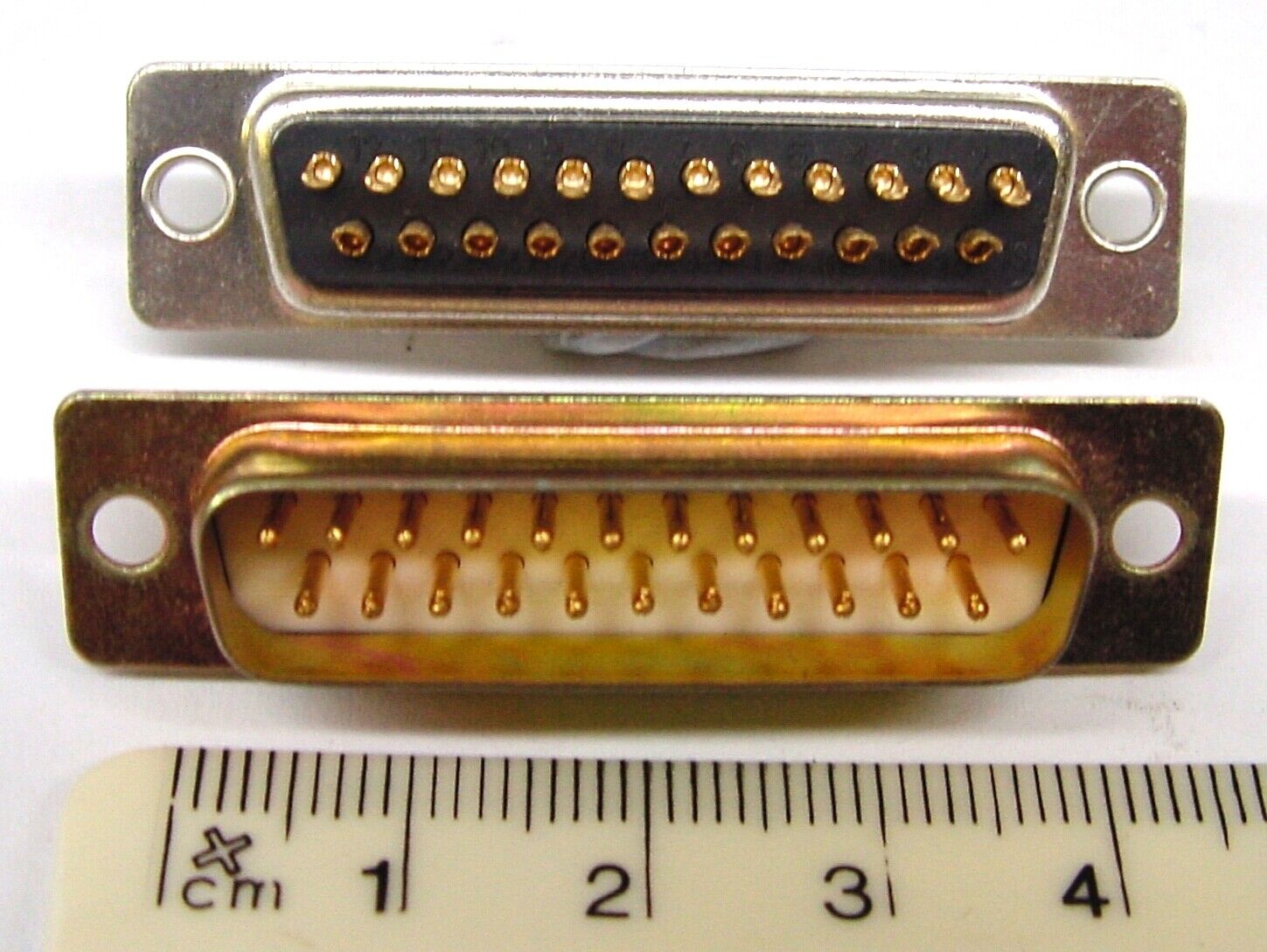 DB23 connectors for soldering. 23-pin D type for Amiga. Male / Female / Hoods
