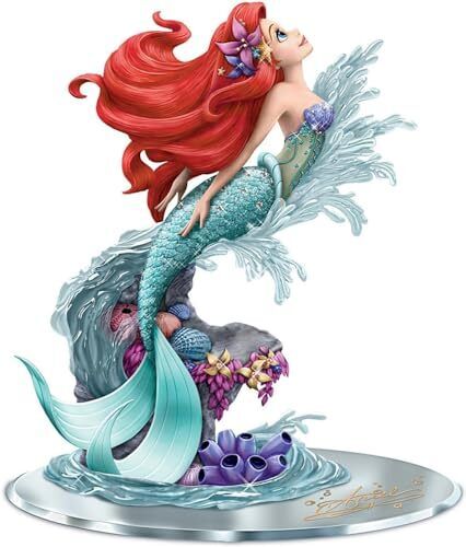 The Hamilton Collection Little Mermaid Ariel Beauty Under The Sea Hand Crafted