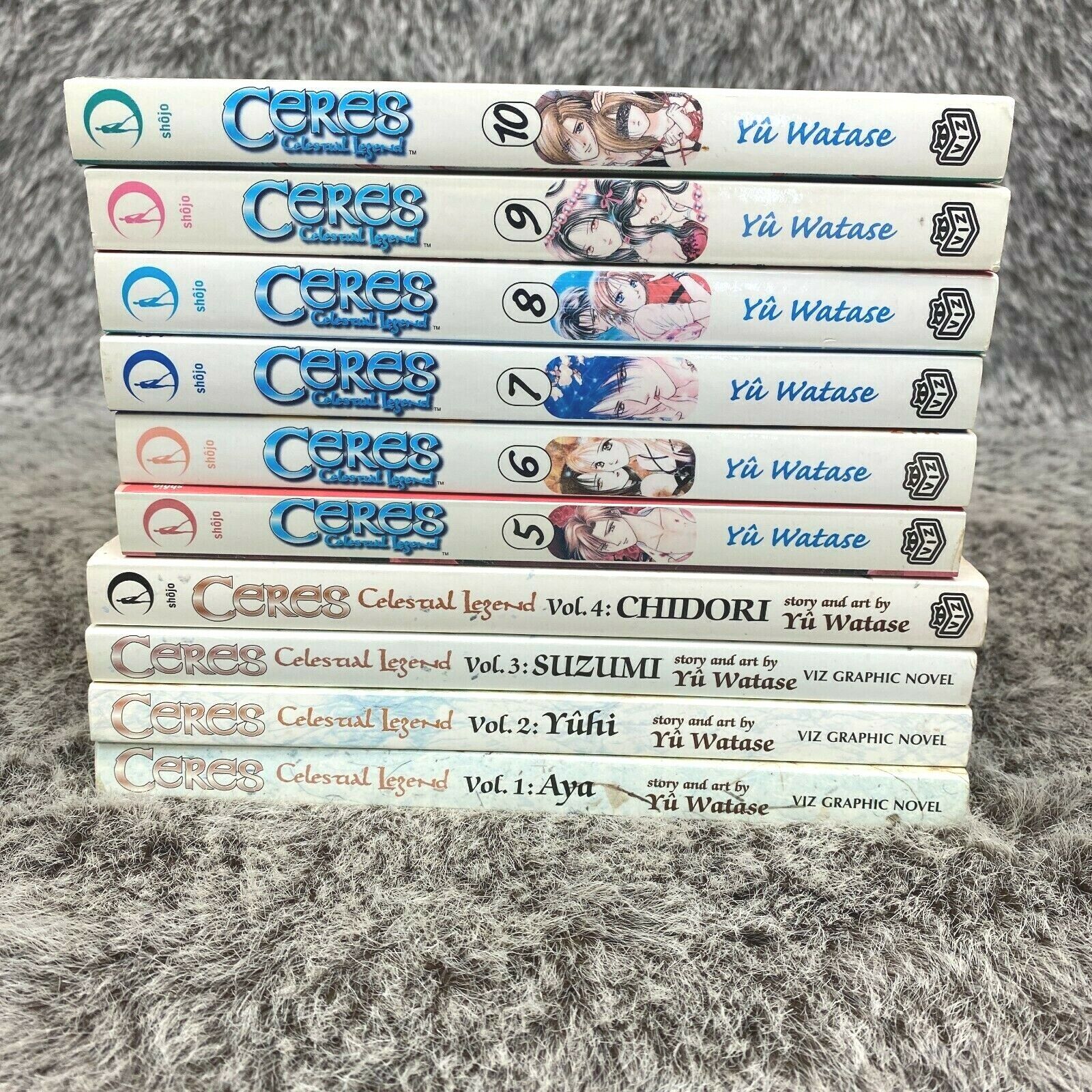 Ceres Celestial Legend Books Volume 1-10 Yu Watase Manga Books Novel