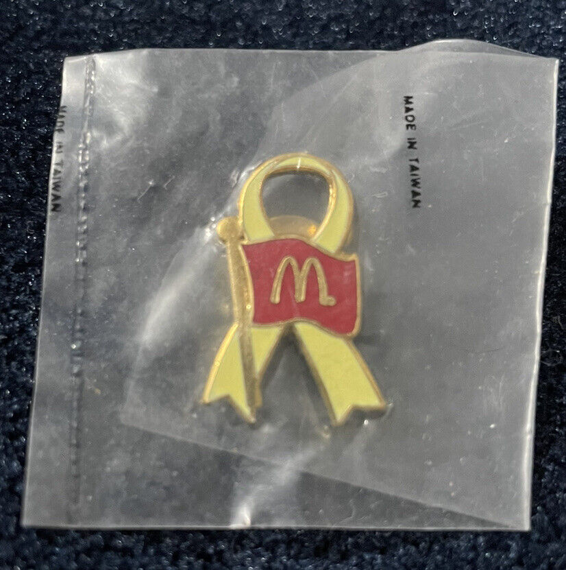 (Brand New) Vintage McDonald’s Small Pin Yellow Ribbon Collectible