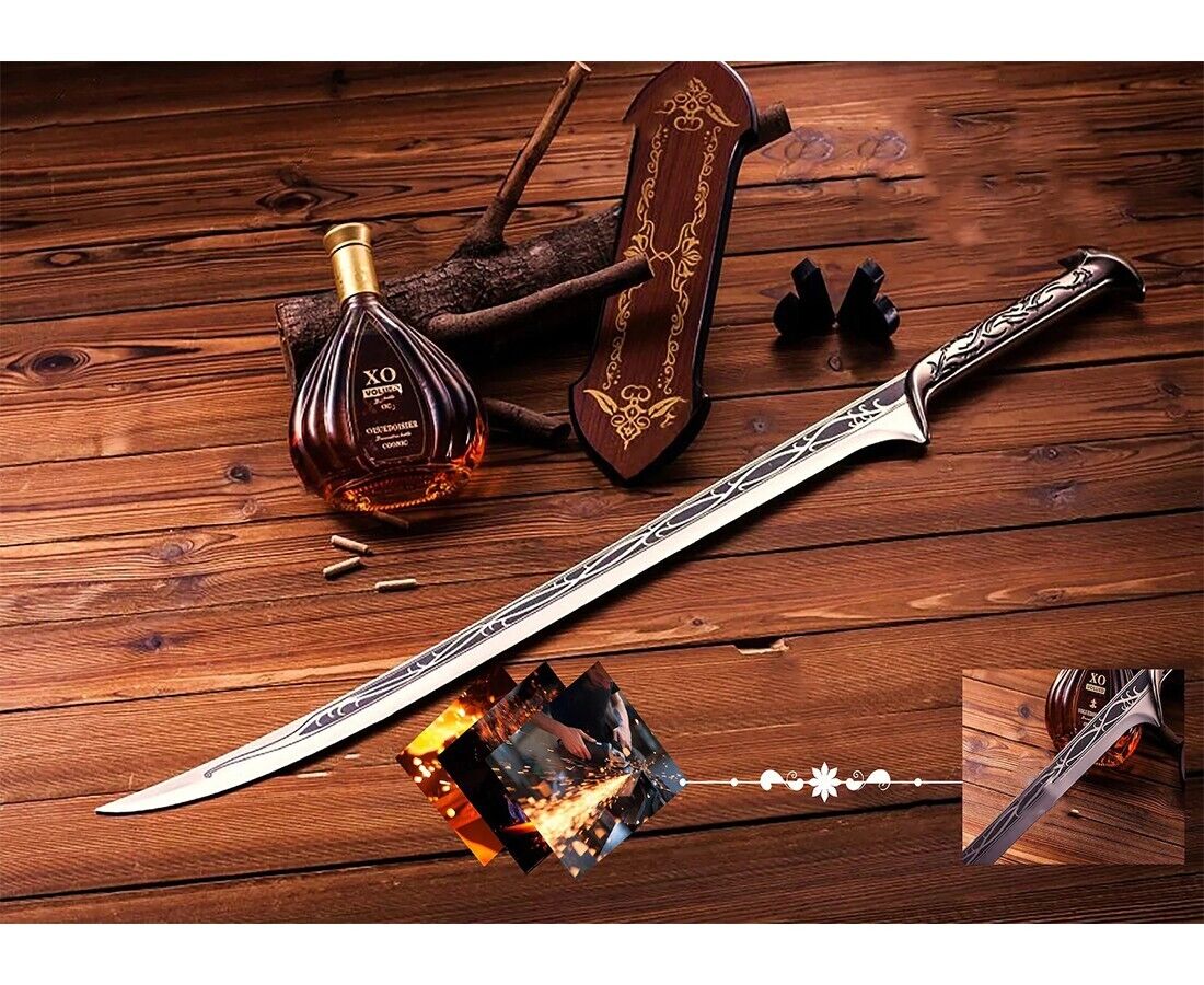 THE HOBBIT (LOTR) - THE SWORD OF THE ELVEN KING, THRANDUIL (w FREE wall plaque)
