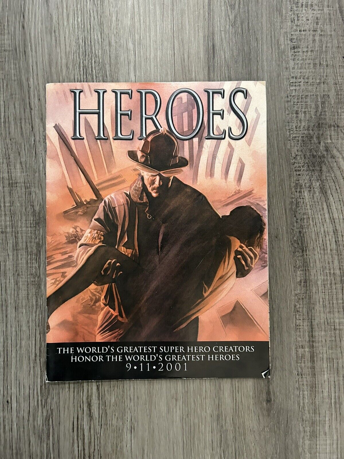 HEROES 9-11-2001 MARVEL COMICS MAGAZINE