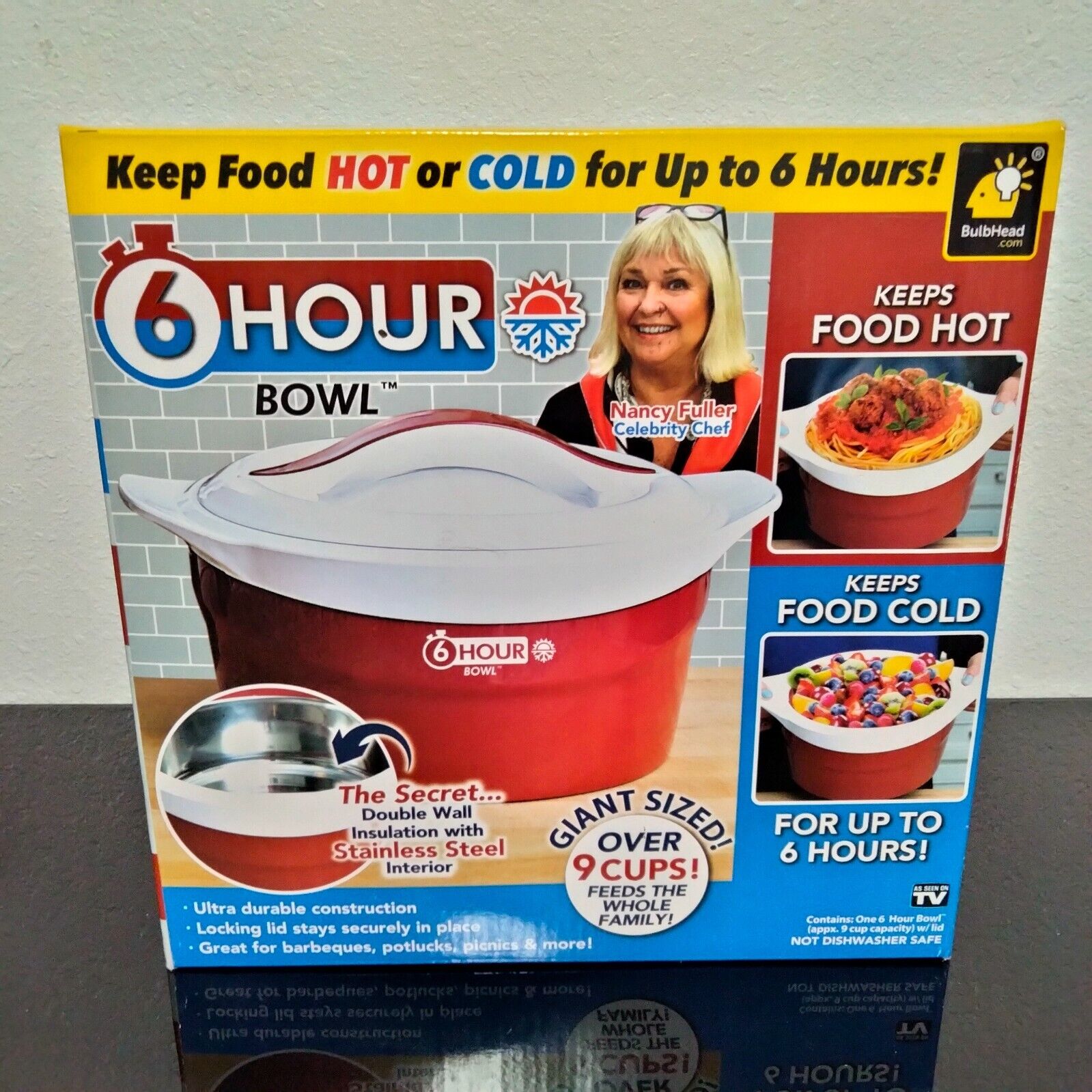 Insulated Food Container 6 Hour Bowl Brand New Hot or Cold \