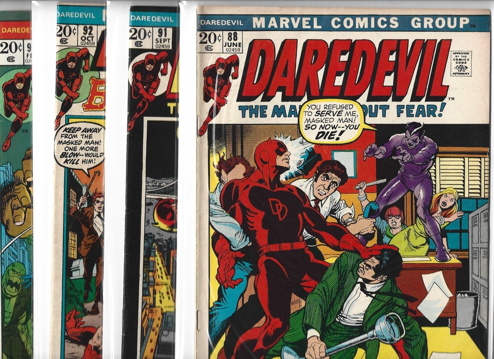 Daredevil Mixed Lot of 16 (1973-1993, Marvel)