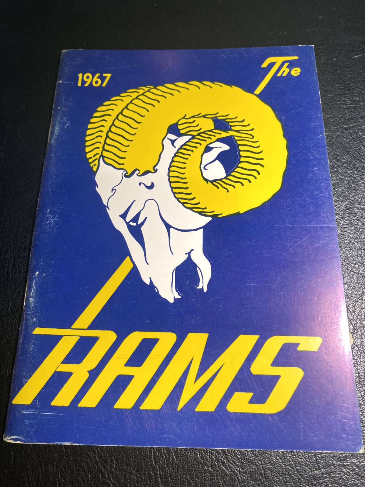 1967 Los Angeles Ram Press Radio Television Guide NFL Football