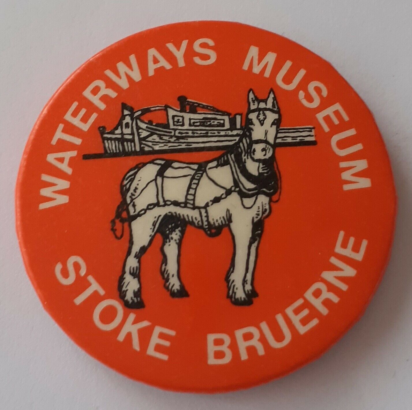 Button Badge: Waterways Museum Stoke Bruerne