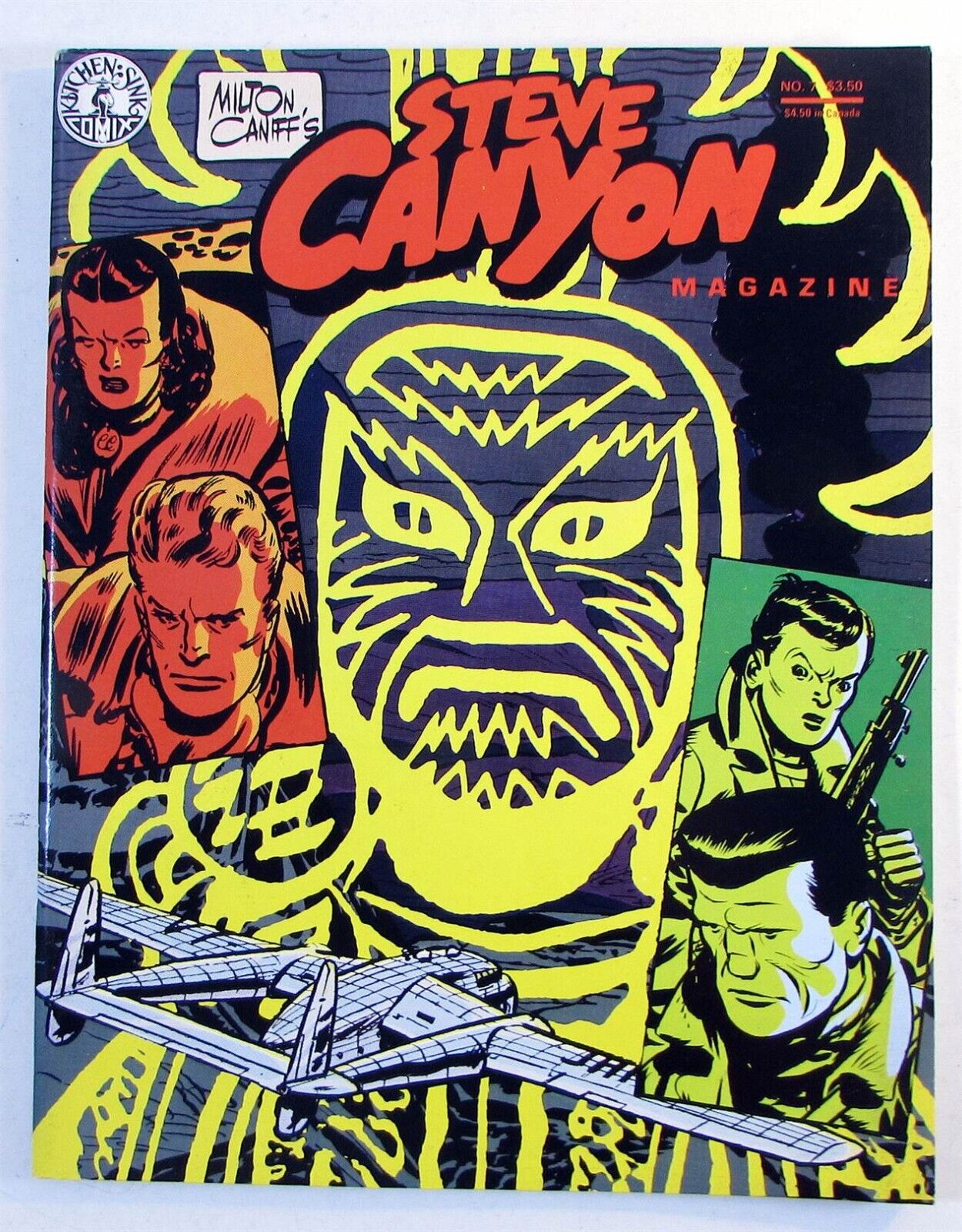 Milton Caniff\'s Steve Canyon 1984 TPB #7 Kitchen Sink 1949 Comic Strip Reprints
