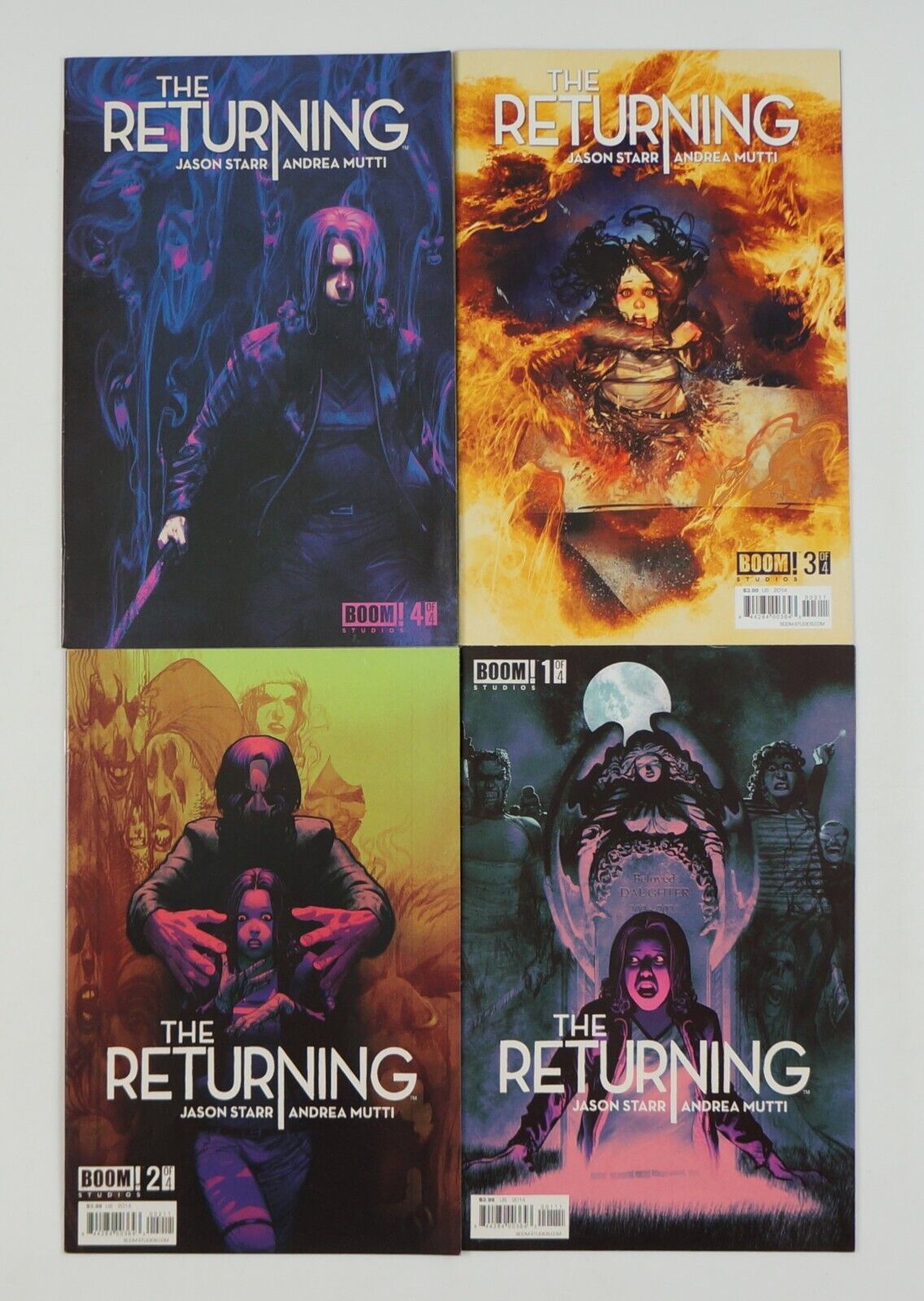 the Returning #1-4 VF/NM complete series - Jason Starr - near death experiences