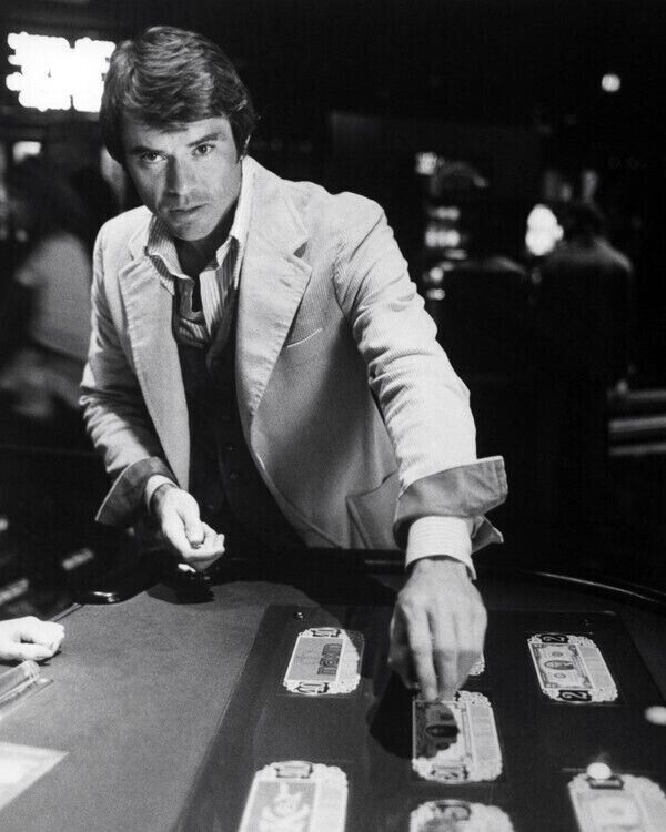 Robert Urich places bet at gaming table as Dan Tanna Vegas 24x36 inch poster