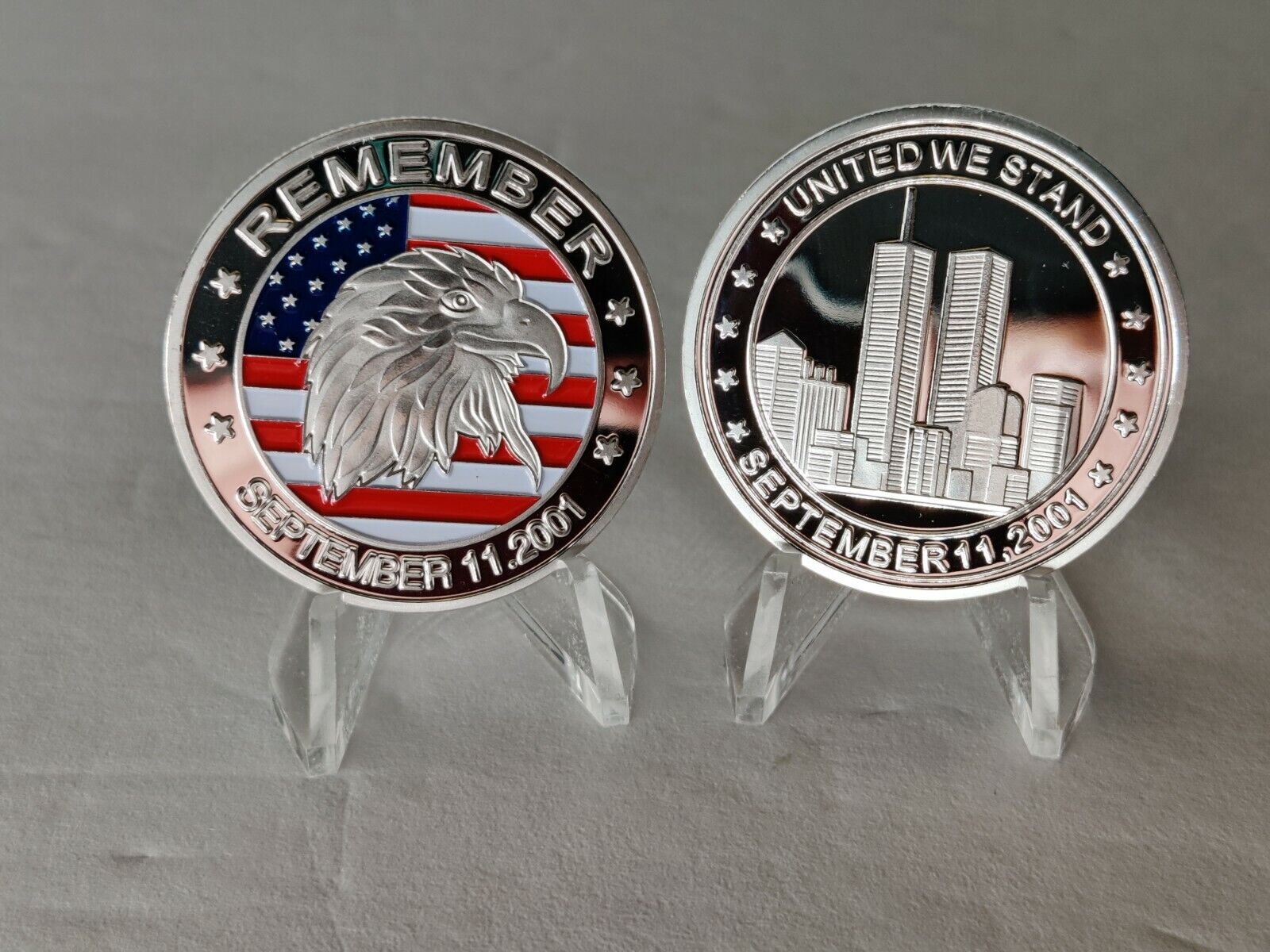 September 11th United We Stand Challenge coin 9/11 Never Forget collectible coin