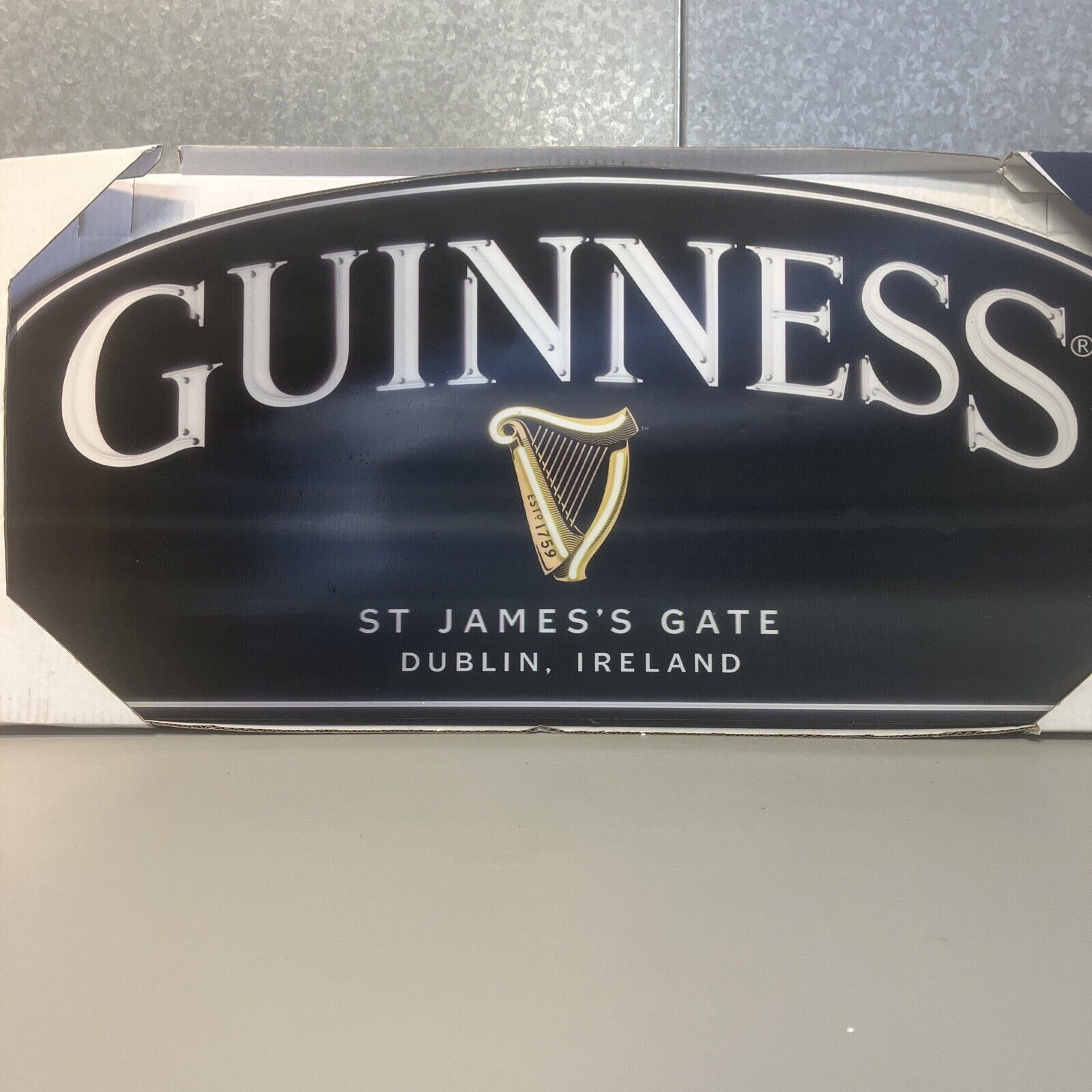 Guinness St James’s Gate Dublin,Ireland Beer Lenticular 3-D Sign Man Cave Decor