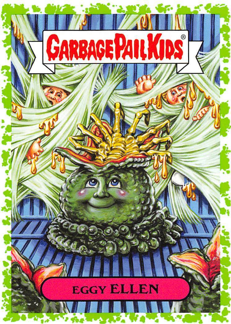 GARBAGE PAIL KIDS REVENGE OF OH THE HORROR-IBLE PICK-A-CARD 2019 GREEN PARALLEL