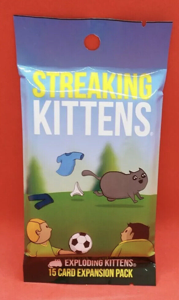 Streaking Kittens Exploding Kittens 15 Card First Expansion Pack Card Game AAB27