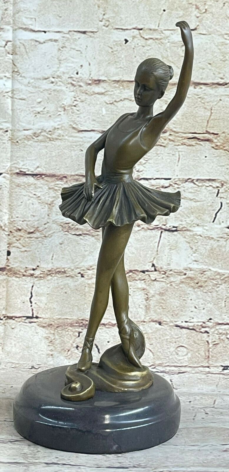 Original Milo Young and Beautiful Ballerina Bronze Sculpture Modern Dance Figure