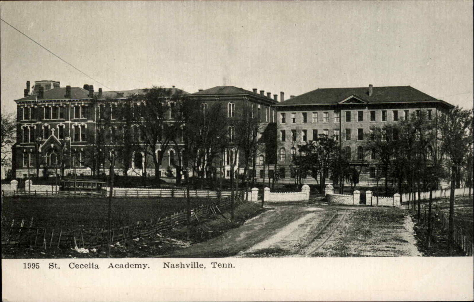 Nashville Tennessee TN St. Cecelia Academy c1910 Vintage Postcard