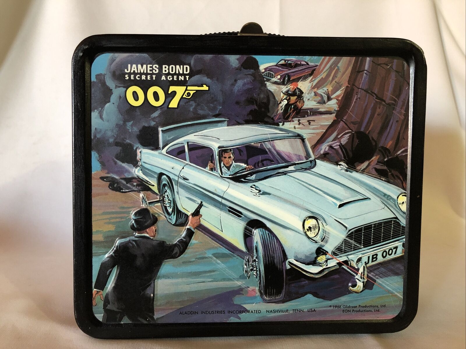 Vintage 1966 James Bond Secret Agent 007 Lunchbox  Sean Connery